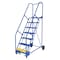 Vestil 100 H Steel Warehouse Ladder, 58 deg Grip, 7 Step, 14", 7 in Steps LAD-7-14-G - alternate 4